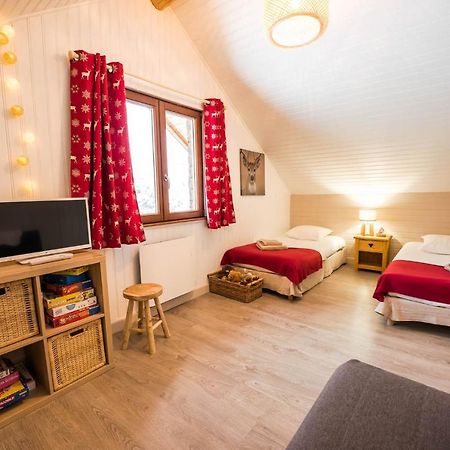 Le Bois Des Neiges Charmant Chalet Authentique A 5 Mn De Gerardmer 종루프 롱지메르 외부 사진