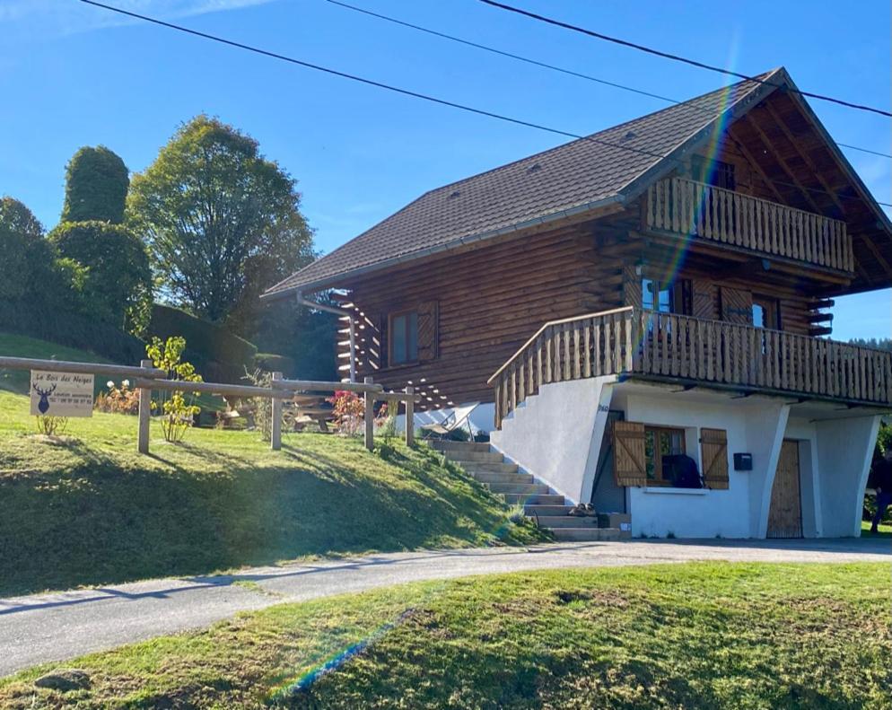 Le Bois Des Neiges Charmant Chalet Authentique A 5 Mn De Gerardmer 종루프 롱지메르 외부 사진