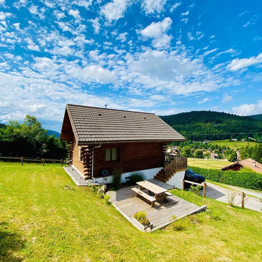 Le Bois Des Neiges Charmant Chalet Authentique A 5 Mn De Gerardmer 종루프 롱지메르 외부 사진